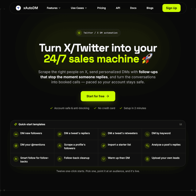 xAutoDM screenshot 1