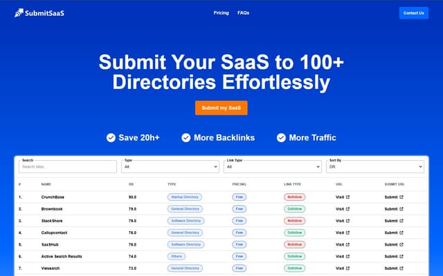 SubmitSaaS screenshot 1