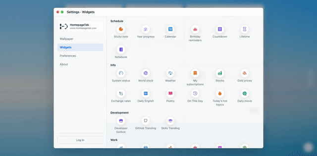 HomepageTab — Your homepage, every new tab screenshot 4