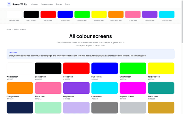 ScreenWhite screenshot 2