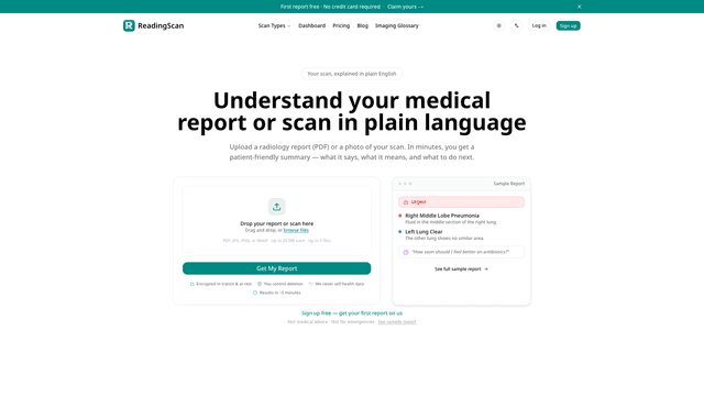 ReadingScan screenshot 1