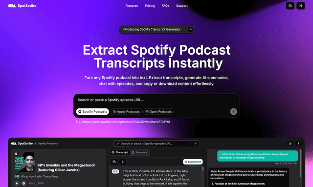Spotscribe.io - Application Error screenshot 1