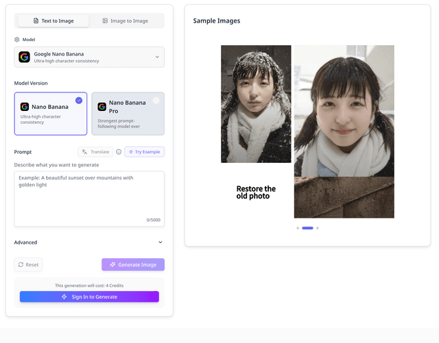 Nano Banana - AI Image Generator | Create & Edit Photos screenshot 2