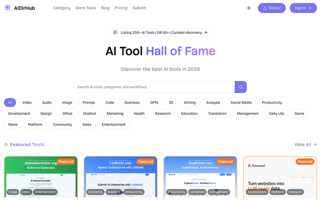 AIDirHub screenshot 1