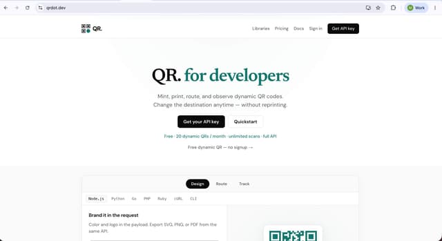 QR. screenshot 1