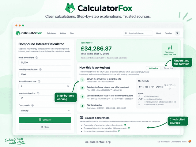 CalculatorFox screenshot 2