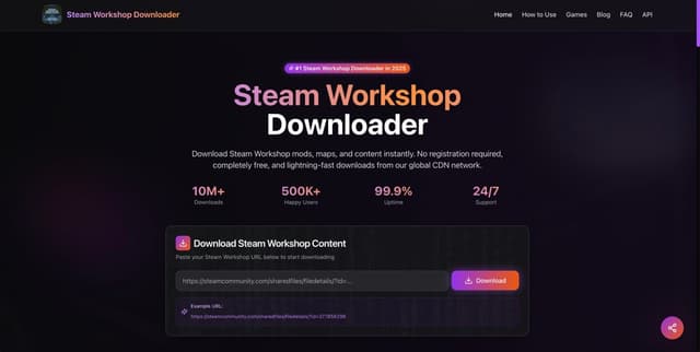 steam workshop downloader screenshot 1