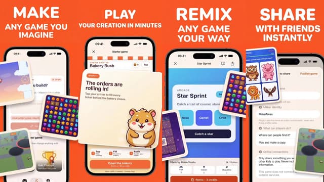 Makie: AI Game Maker for Kids screenshot 1