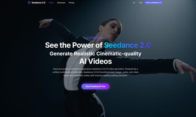 Seedance 2.0 AI Video screenshot 1