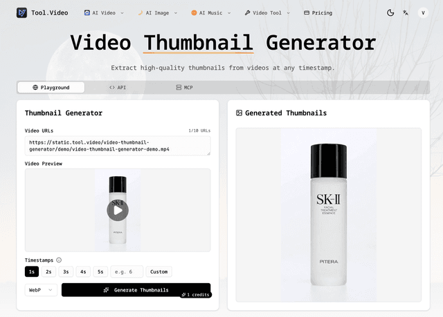 Tool Video – AI Video Generation Toolkit & API - Video Tool screenshot 6