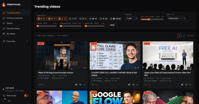 VideoTrends screenshot 2