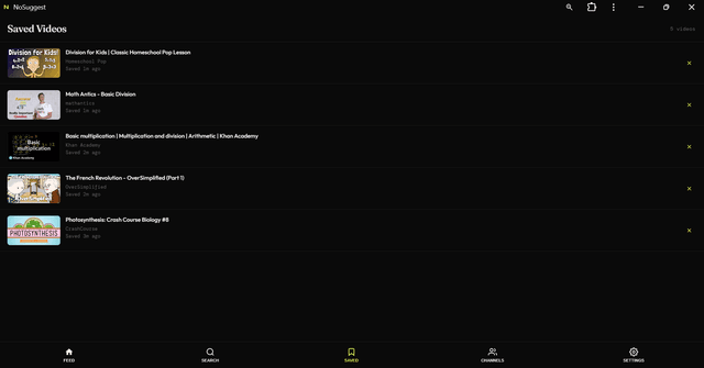 NoSuggest screenshot 3