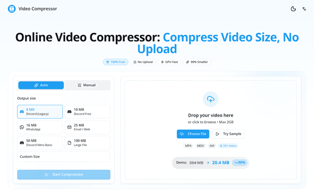 Video Compressor screenshot 1