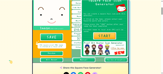 Square Face Generator screenshot 4