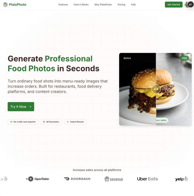 Plate Photo AI screenshot 2