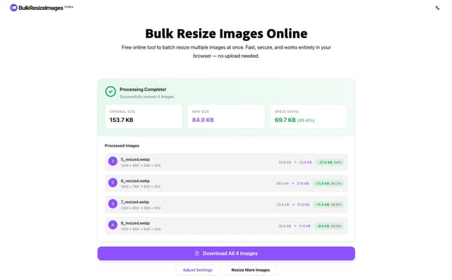 Bulk Resize Images Online screenshot 6