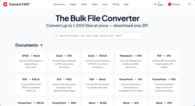 Convert.FAST screenshot 2