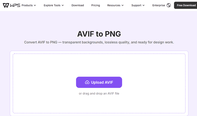 AVIF to PNG screenshot 1