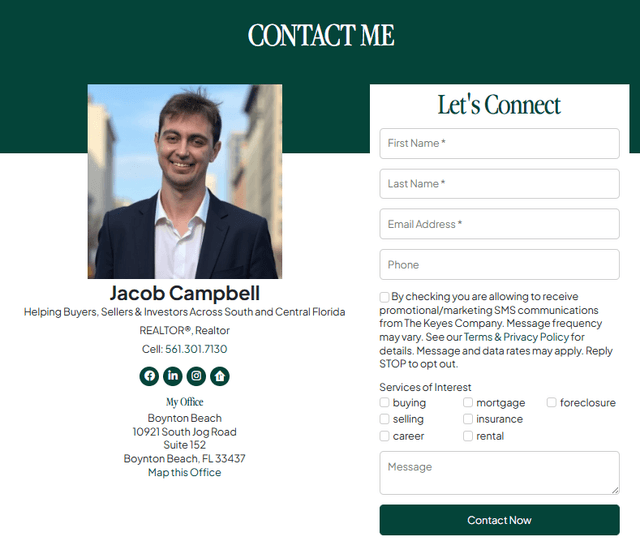 Jacob Campbell | The Keyes Company screenshot 3