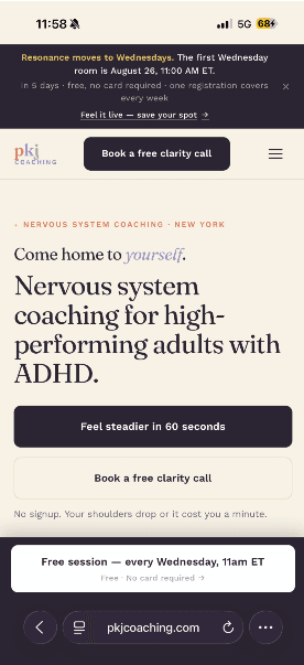 PKJ Coaching screenshot 1