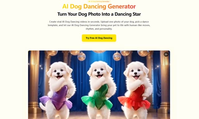 AI Dog Dancing Generator screenshot 1