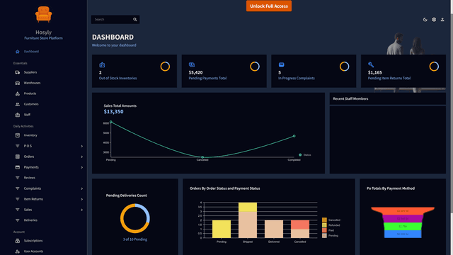 Hosyly screenshot 1