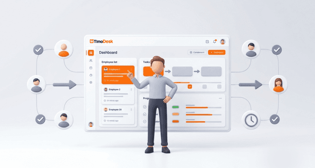 TimoDesk - Time Tracking Software For Global Teams screenshot 4
