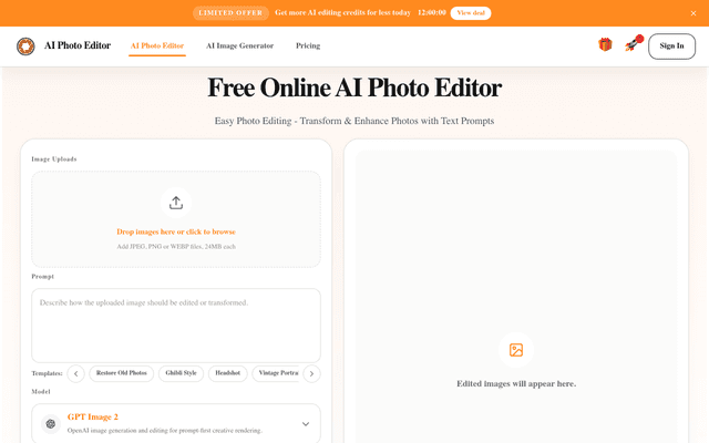 AI Photo Editor screenshot 1