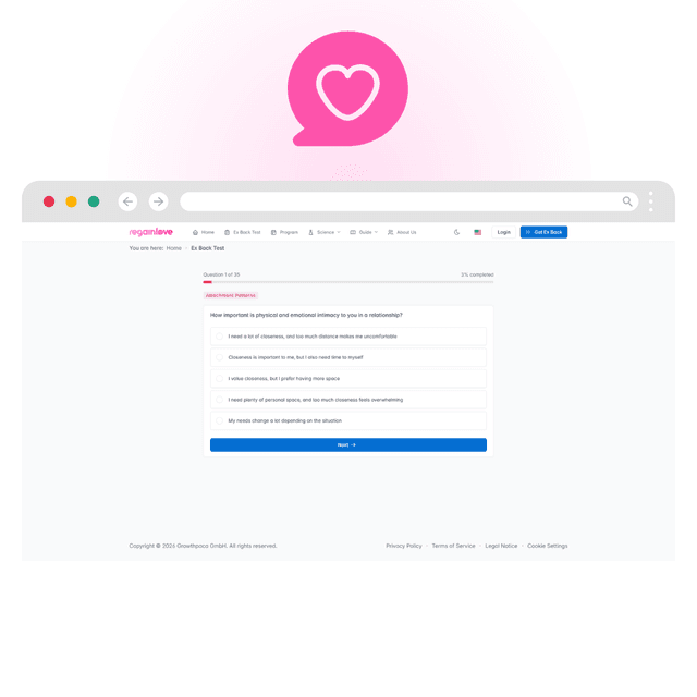 RegainLove screenshot 2