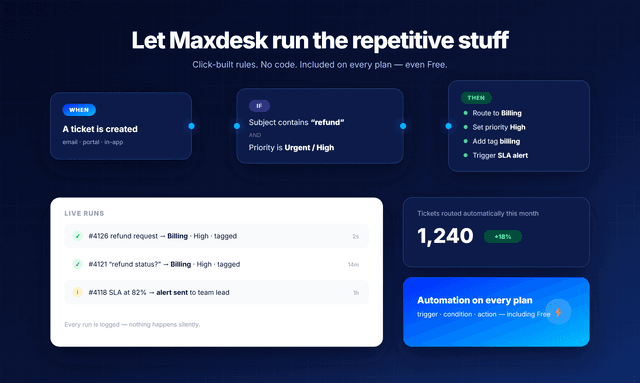 Maxdesk screenshot 4