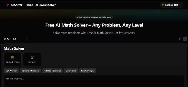 Free AI Math Solver screenshot 1