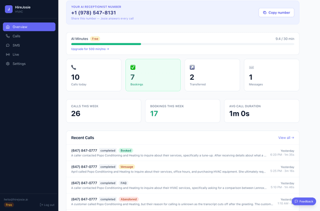 HireJosie screenshot 4
