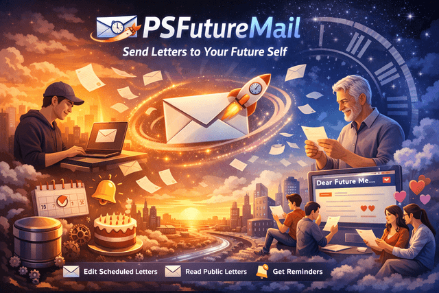 PSFutureMail screenshot 2