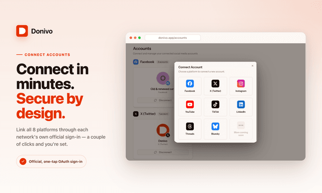Social Media Scheduler at a Fair Price | Donivo screenshot 5