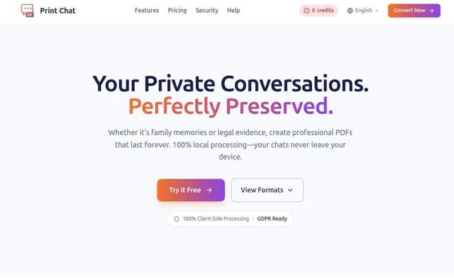 Print Chat screenshot 1