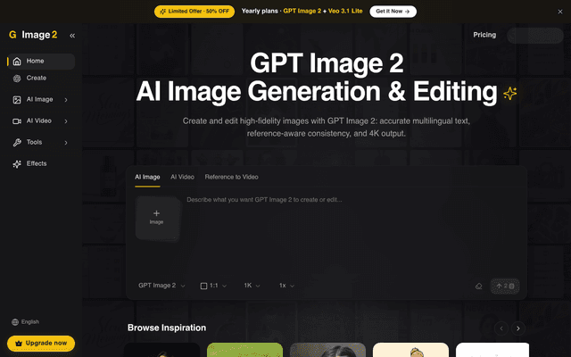 GPT Image 2 - Advanced Image 2 screenshot 1