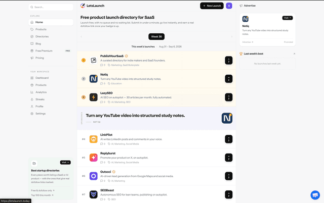LetsLaunch screenshot 2