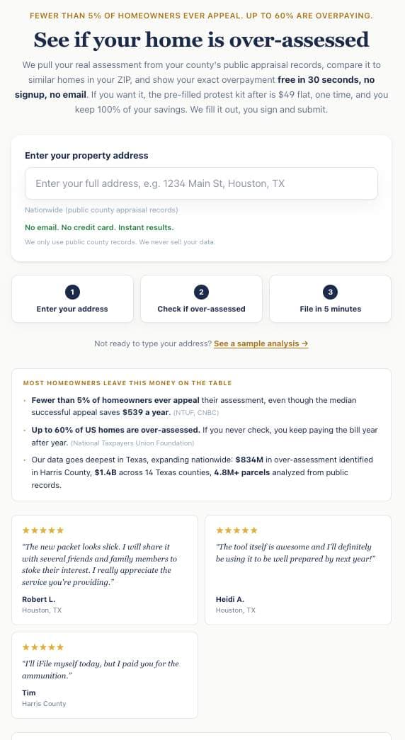 AppealMyTax screenshot 2
