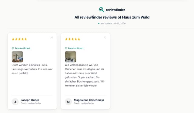 reviewfinder screenshot 2