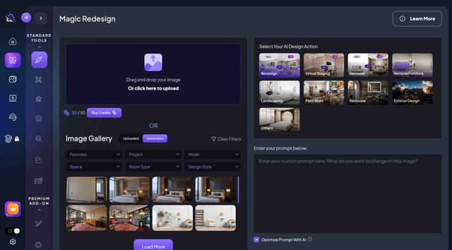 HomeDesignsAI screenshot 2