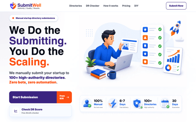 SubmitWell screenshot 1