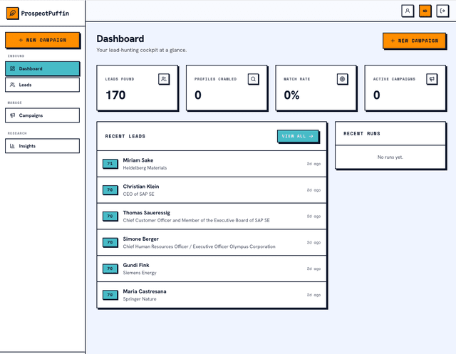 ProspectPuffin screenshot 2