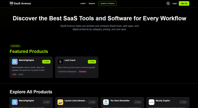SaaS Avenue screenshot 1