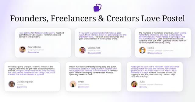 Postel: Best X (Twitter) Tool for creators and businesses screenshot 7