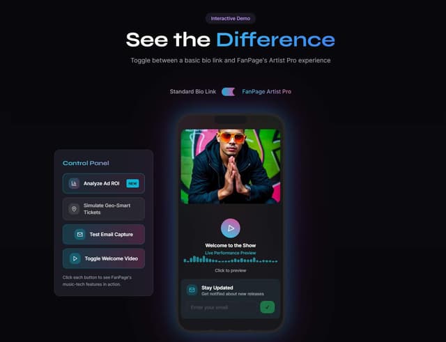 FanPage screenshot 1