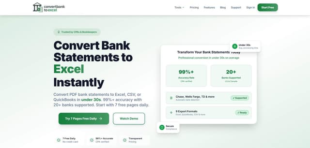 ConvertBankToExcel screenshot 1