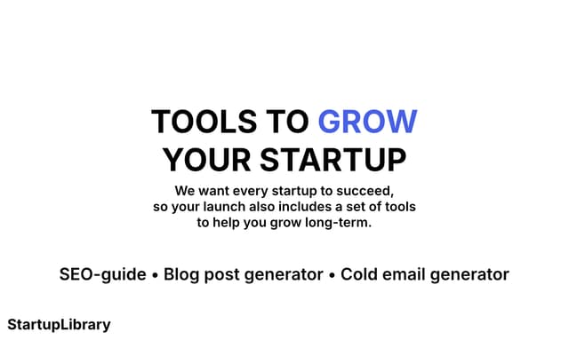 StartupLibrary screenshot 2