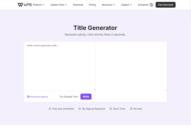 Title Generator screenshot 1