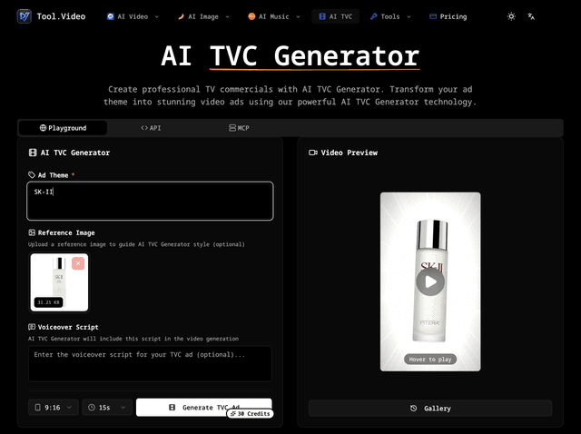 Tool Video – AI Video Generation Toolkit & API - Video Tool screenshot 3