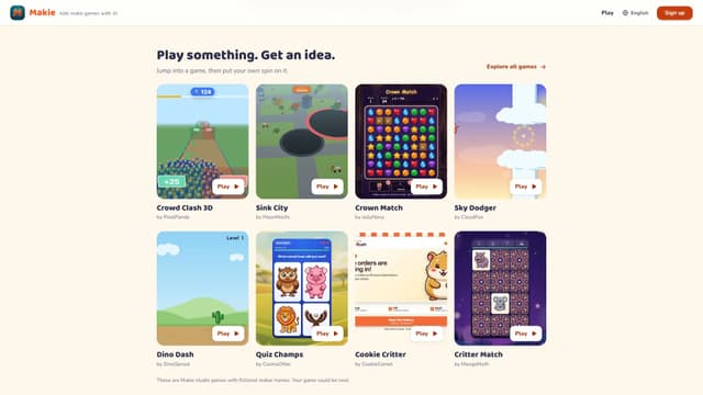Makie: AI Game Maker for Kids screenshot 3